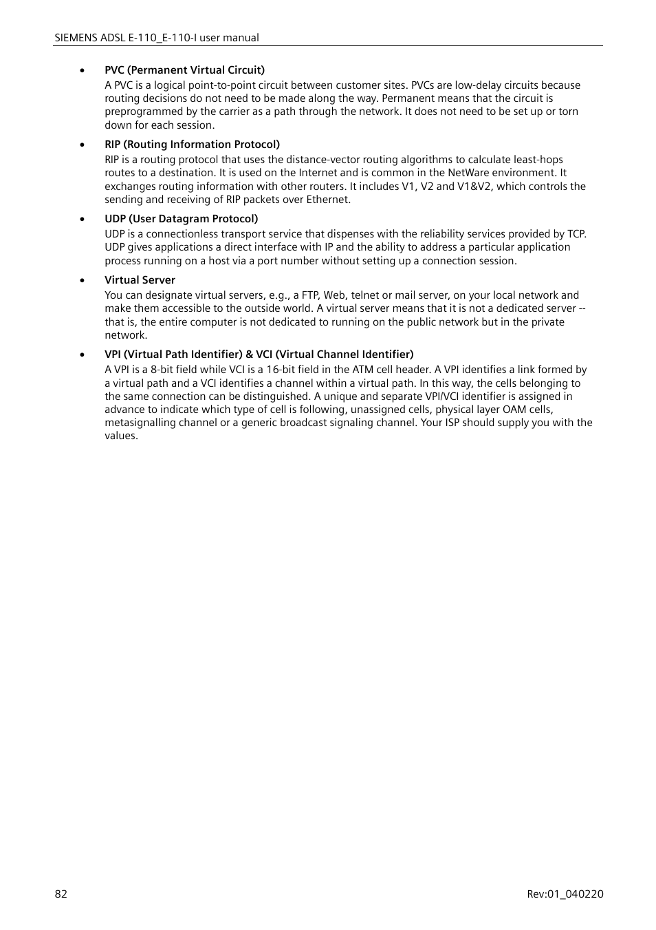 Siemens E-110-I User Manual | Page 88 / 90