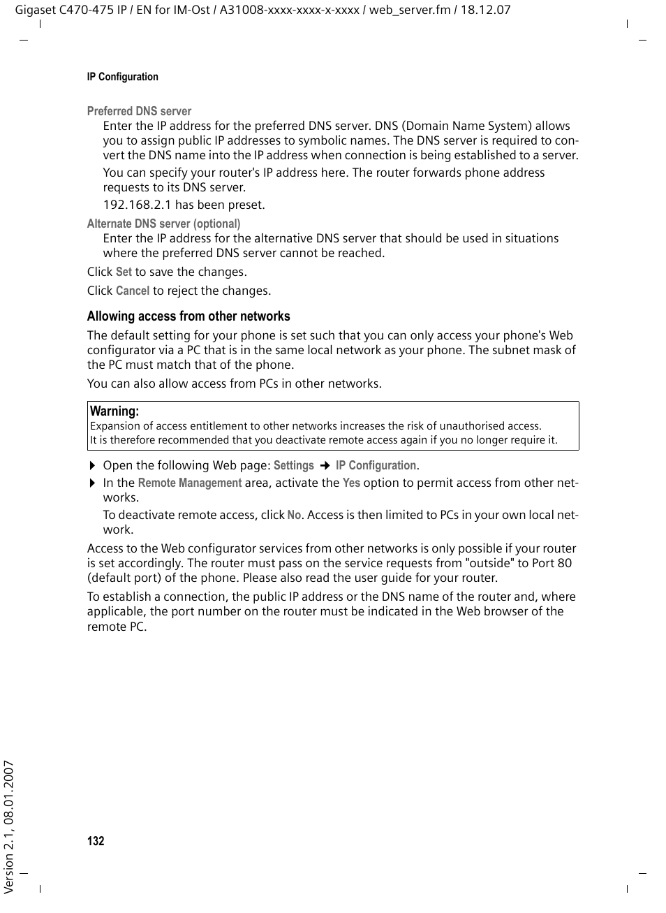 Siemens GIGASET C475 IP User Manual | Page 133 / 217