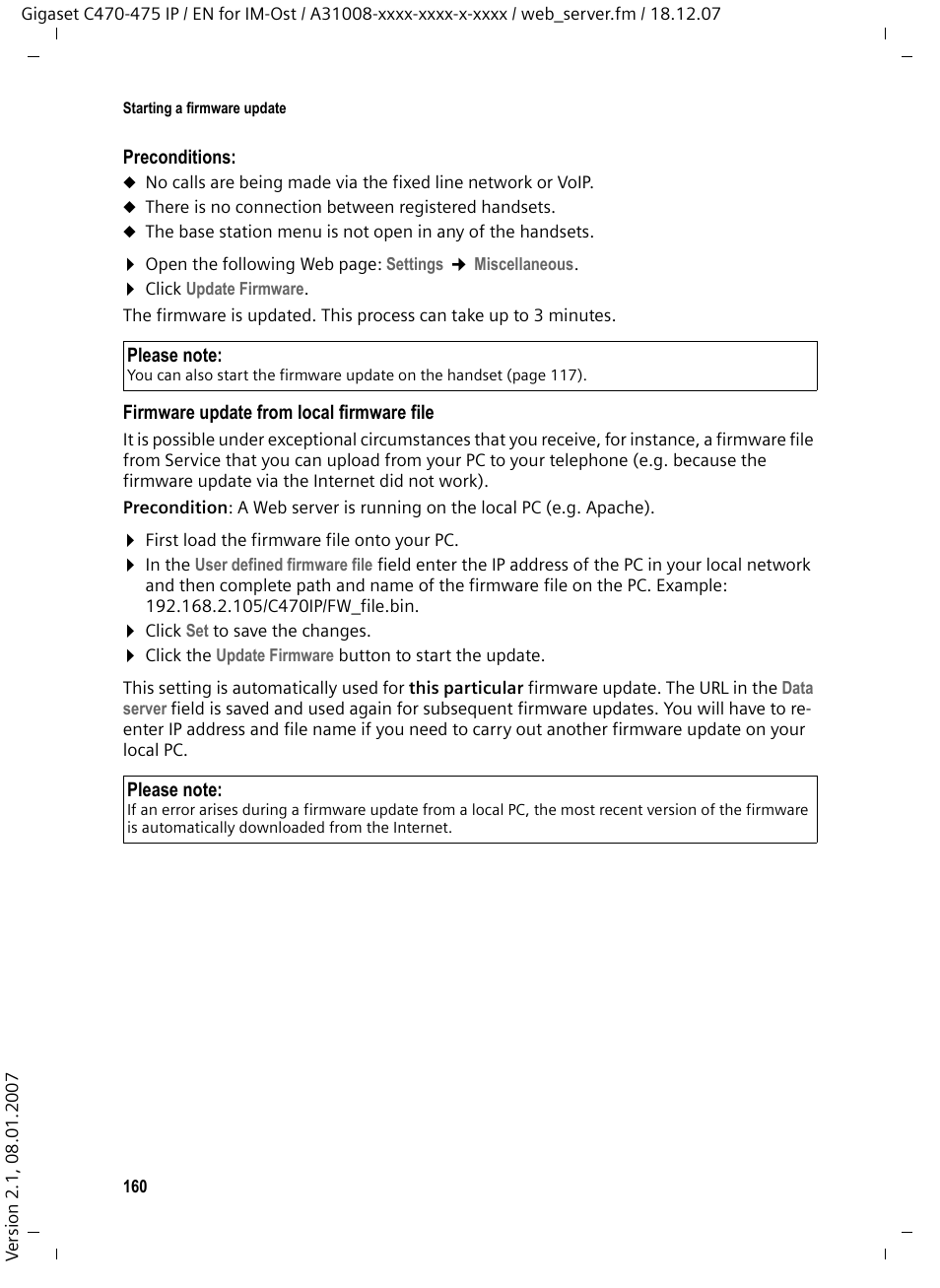 Siemens GIGASET C475 IP User Manual | Page 161 / 217