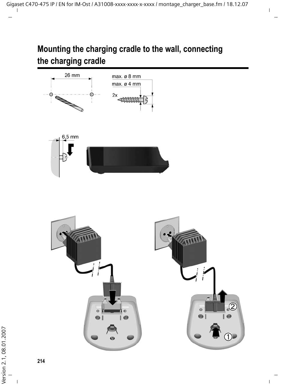 Siemens GIGASET C475 IP User Manual | Page 215 / 217