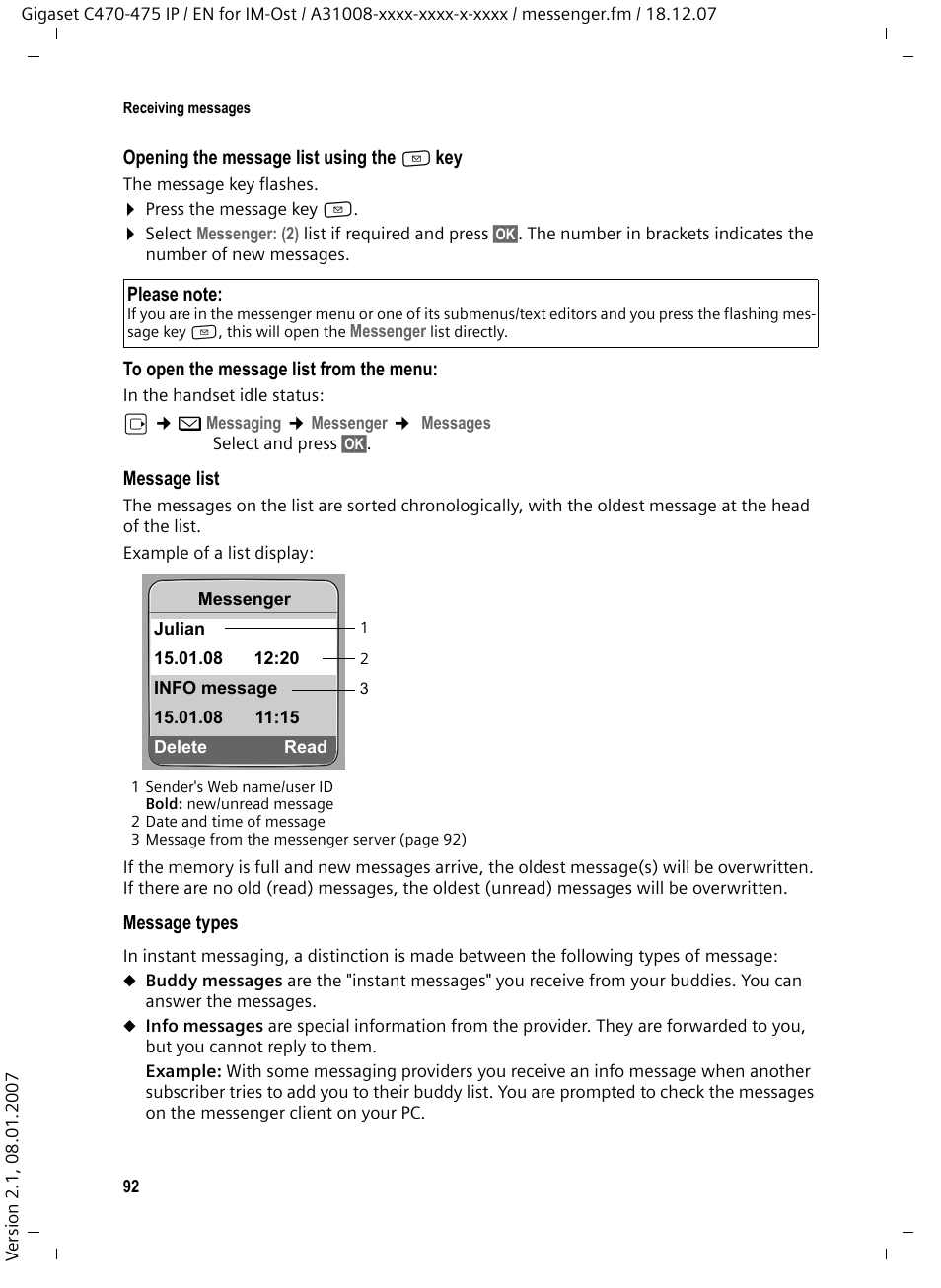 Siemens GIGASET C475 IP User Manual | Page 93 / 217