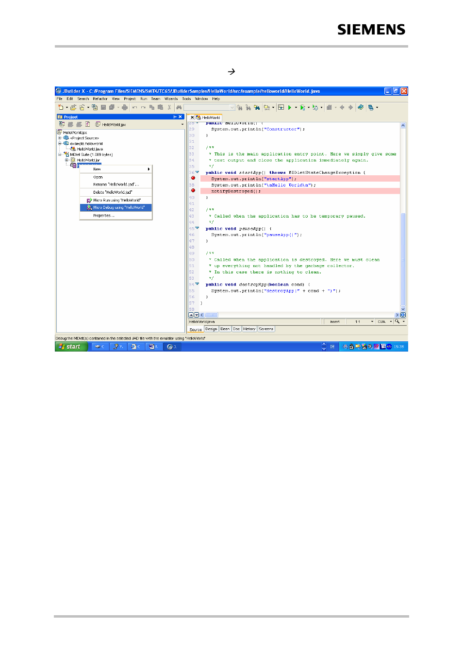 Siemens TC65 User Manual | Page 60 / 90