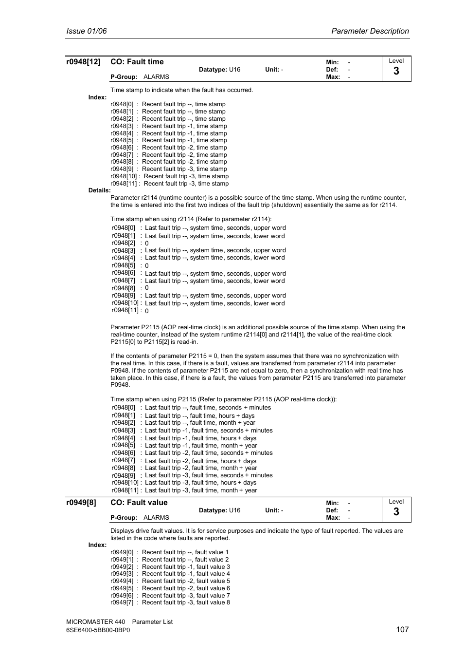 Siemens 440 User Manual | Page 107 / 328