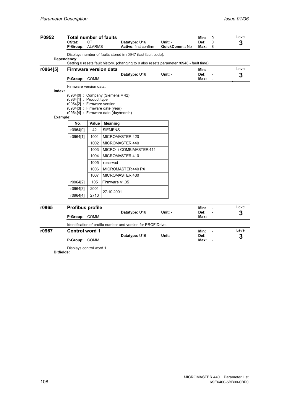 Siemens 440 User Manual | Page 108 / 328