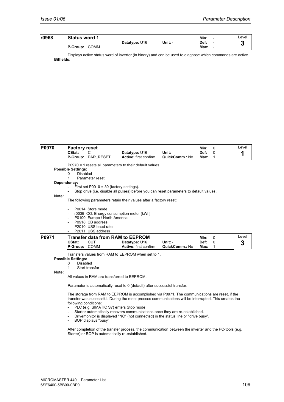 Siemens 440 User Manual | Page 109 / 328