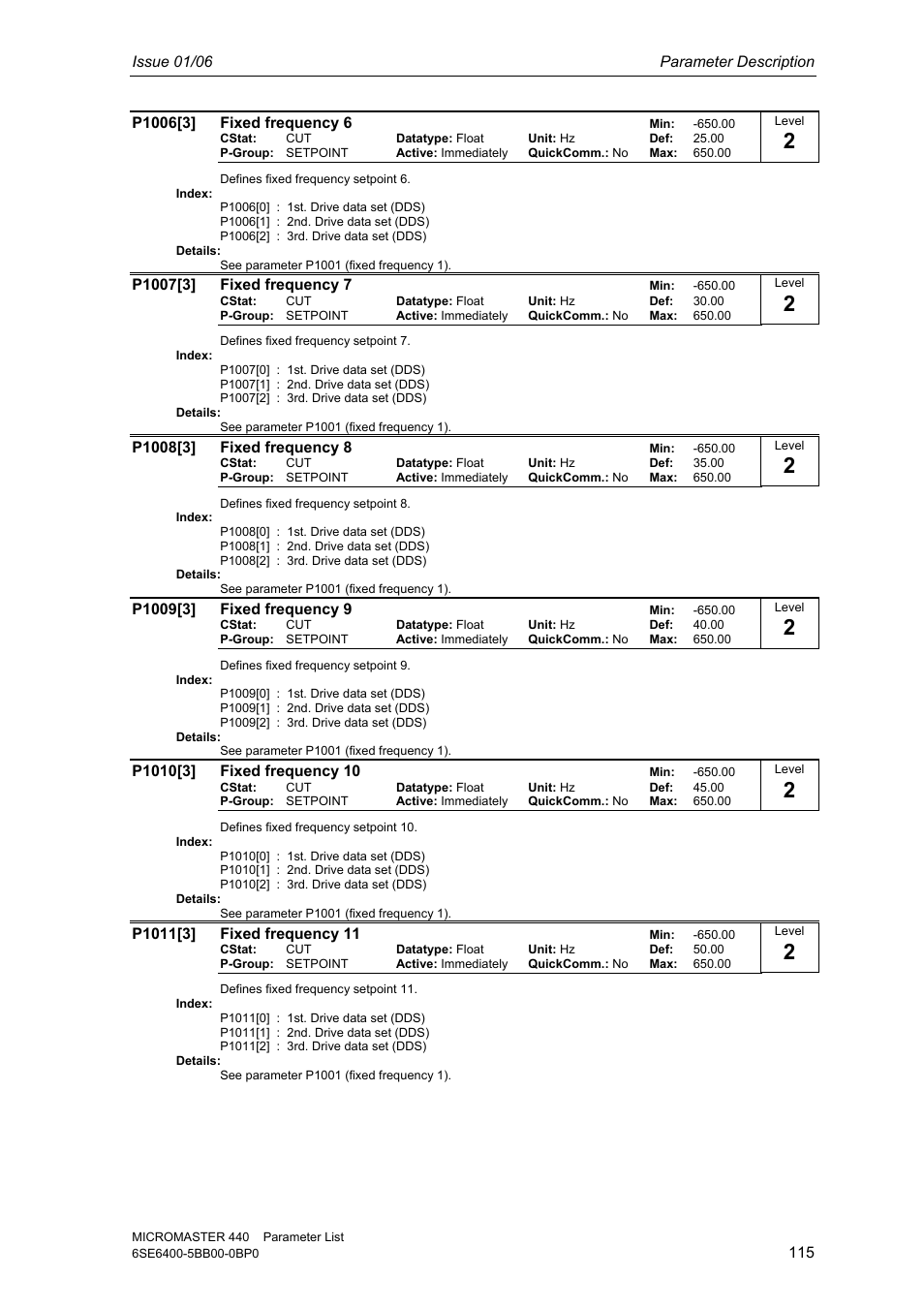 Siemens 440 User Manual | Page 115 / 328