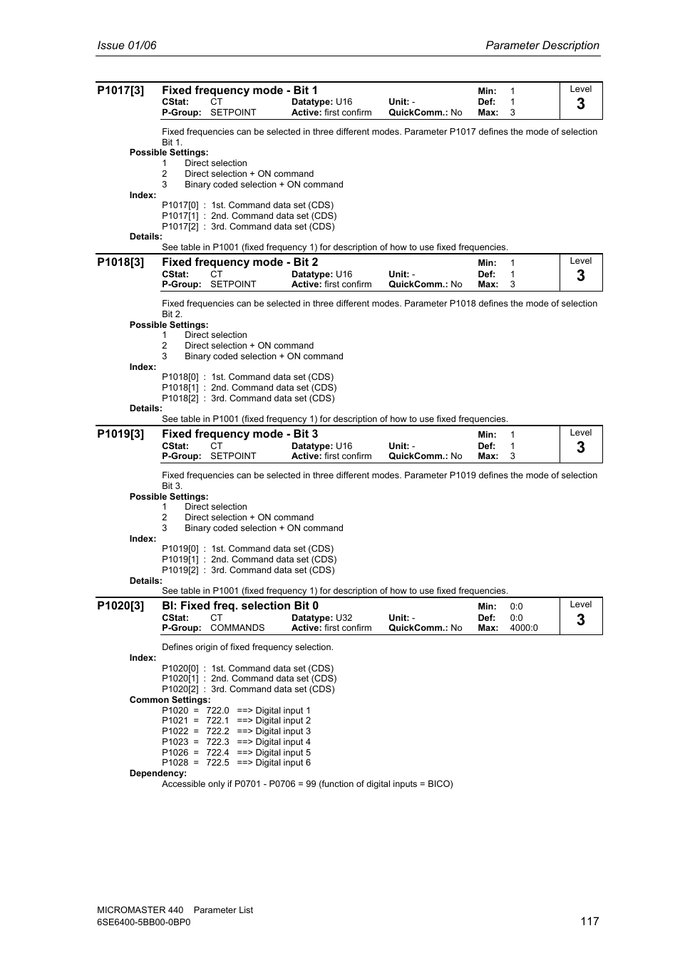 Siemens 440 User Manual | Page 117 / 328