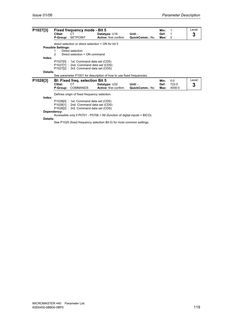 Siemens 440 User Manual | Page 119 / 328