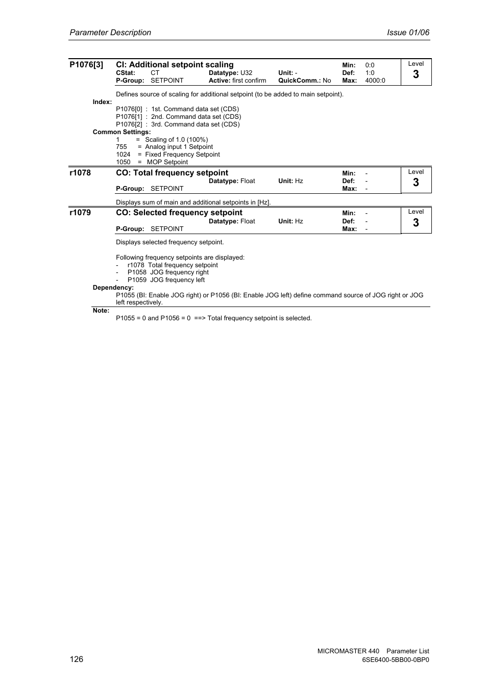 Siemens 440 User Manual | Page 126 / 328