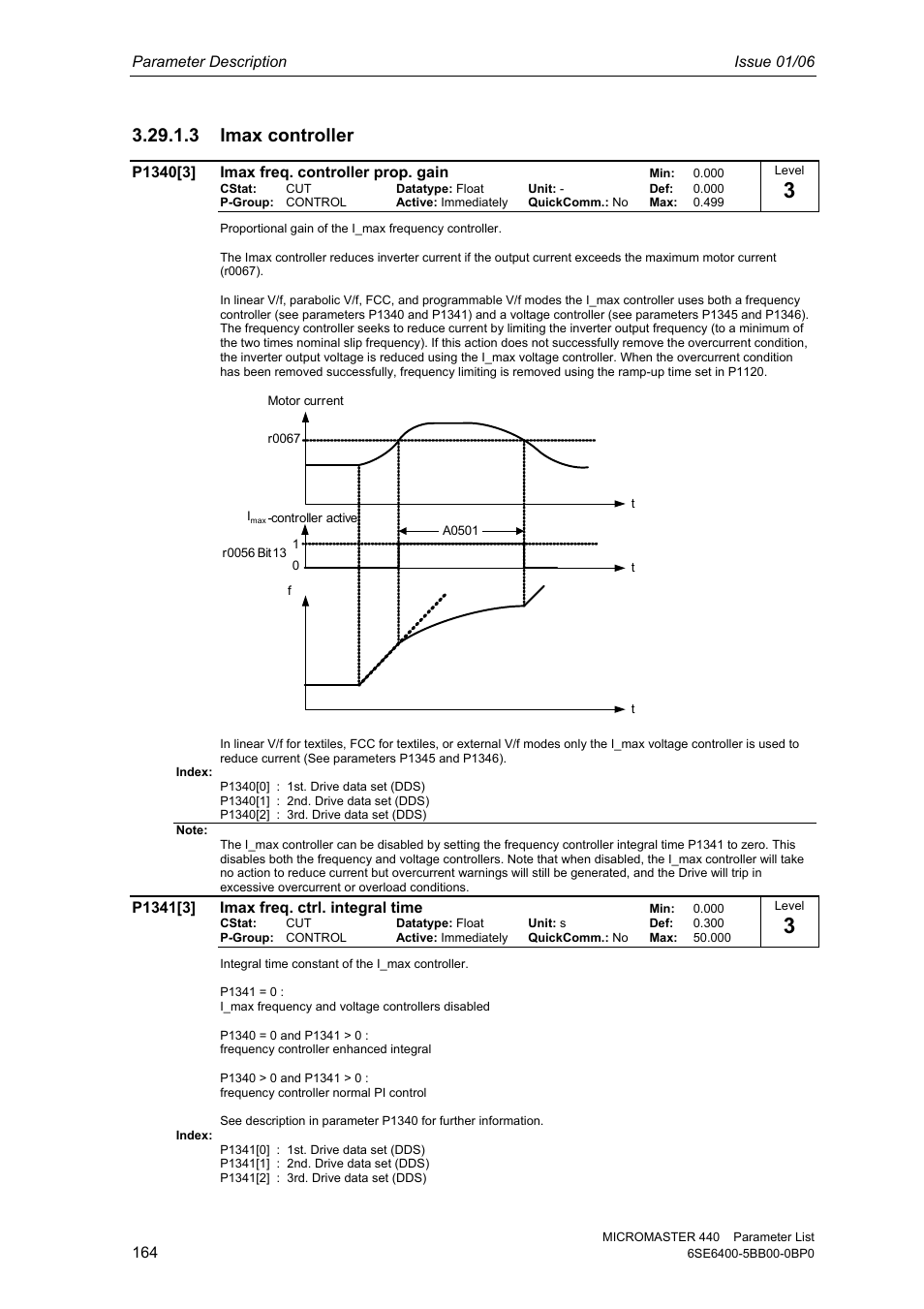 3 imax controller | Siemens 440 User Manual | Page 164 / 328