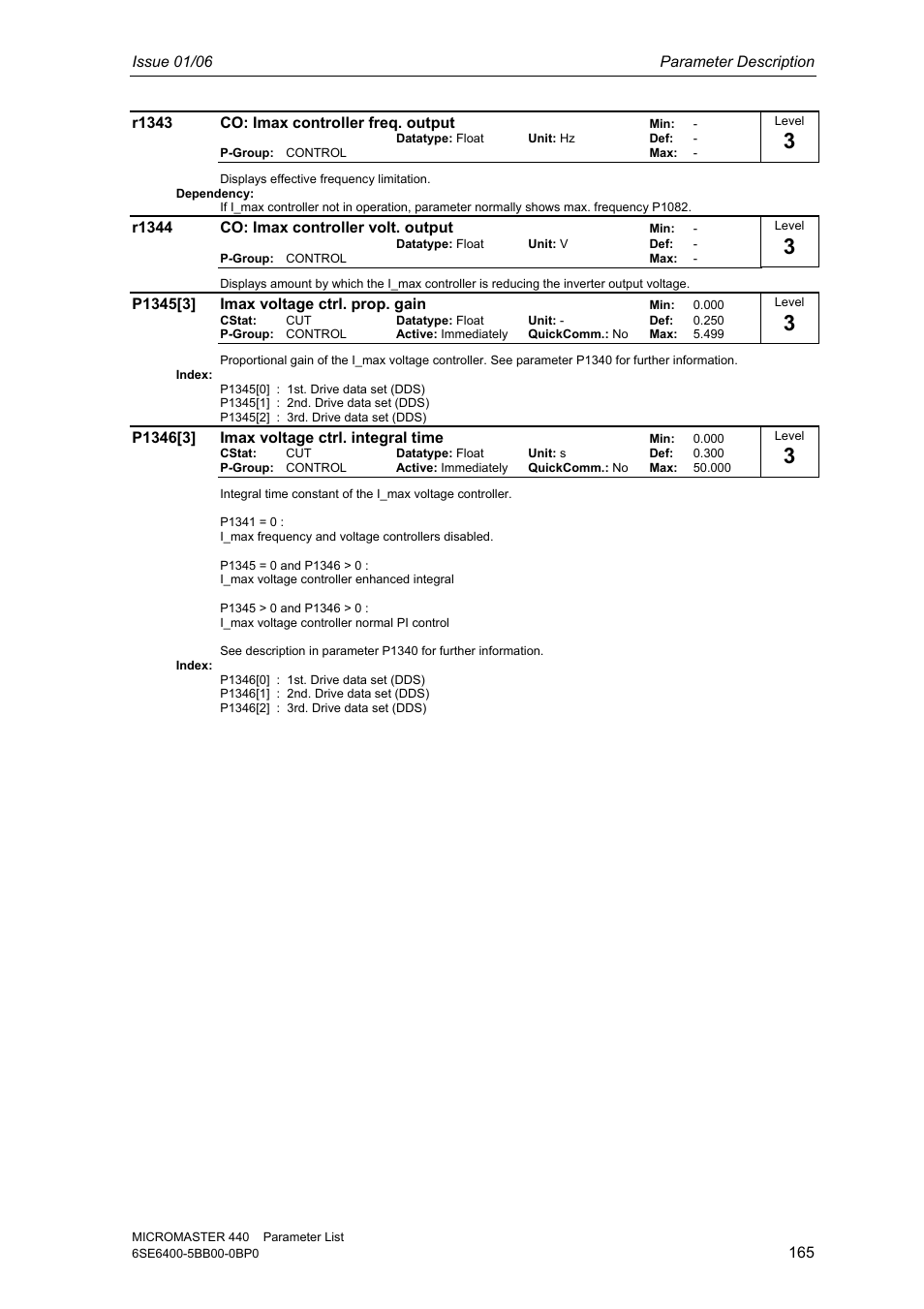 Siemens 440 User Manual | Page 165 / 328