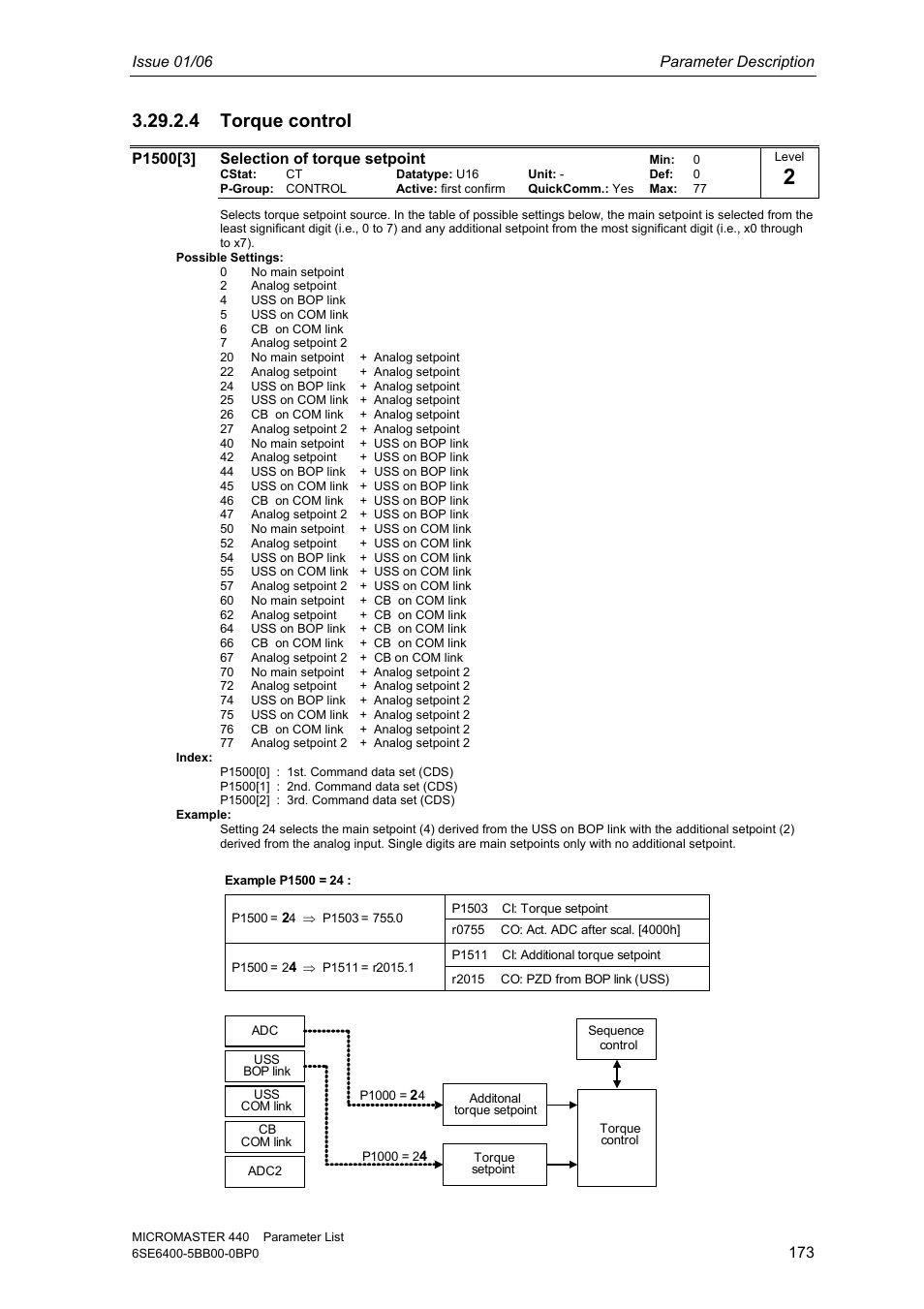 4 torque control | Siemens 440 User Manual | Page 173 / 328