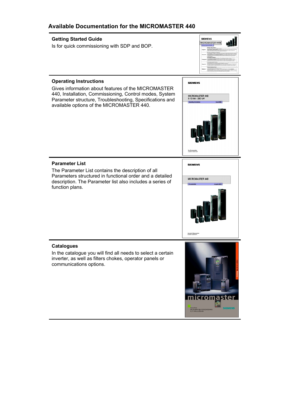 Siemens 440 User Manual | Page 2 / 328