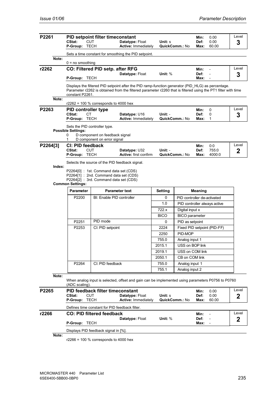 Siemens 440 User Manual | Page 235 / 328
