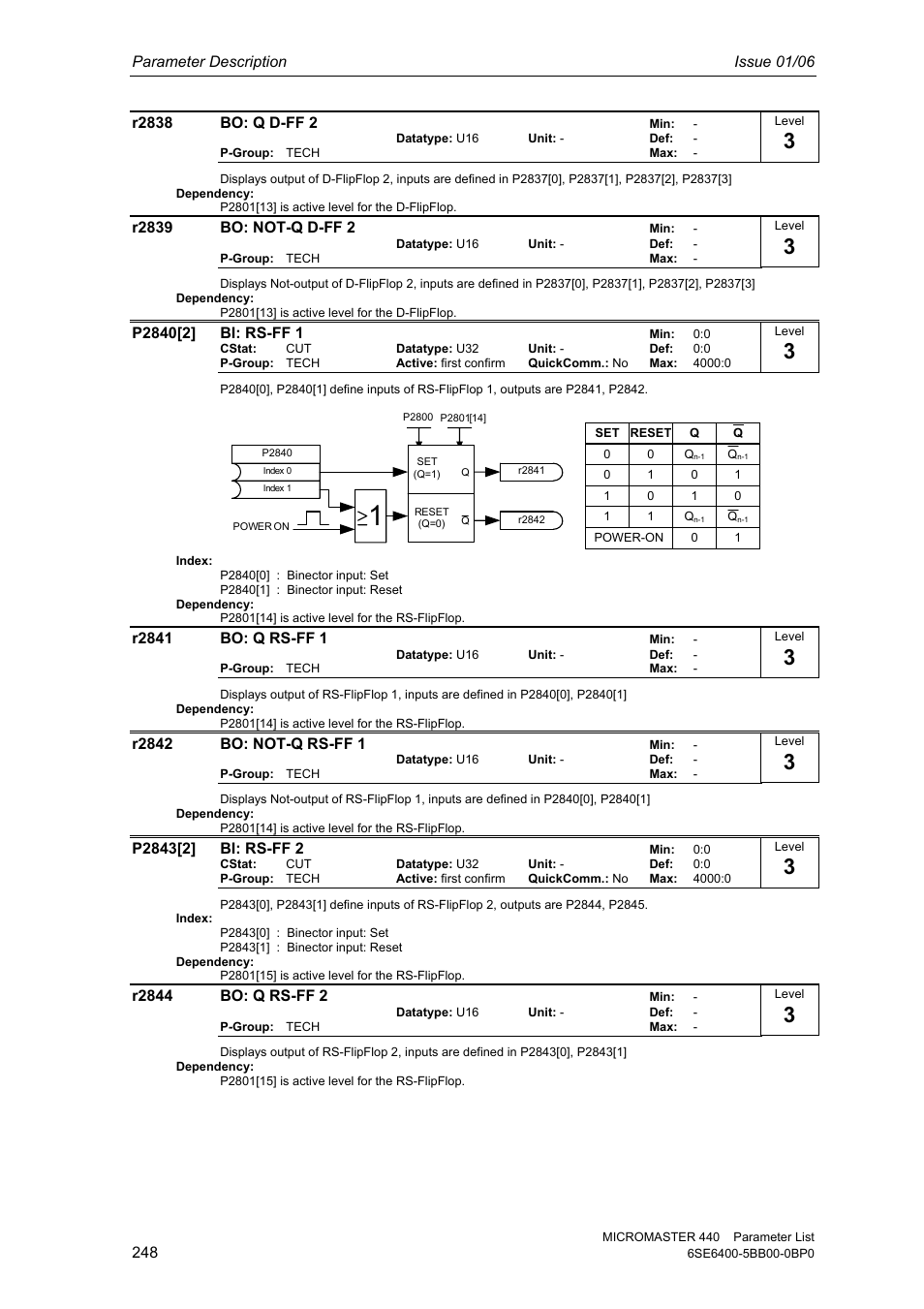 Siemens 440 User Manual | Page 248 / 328