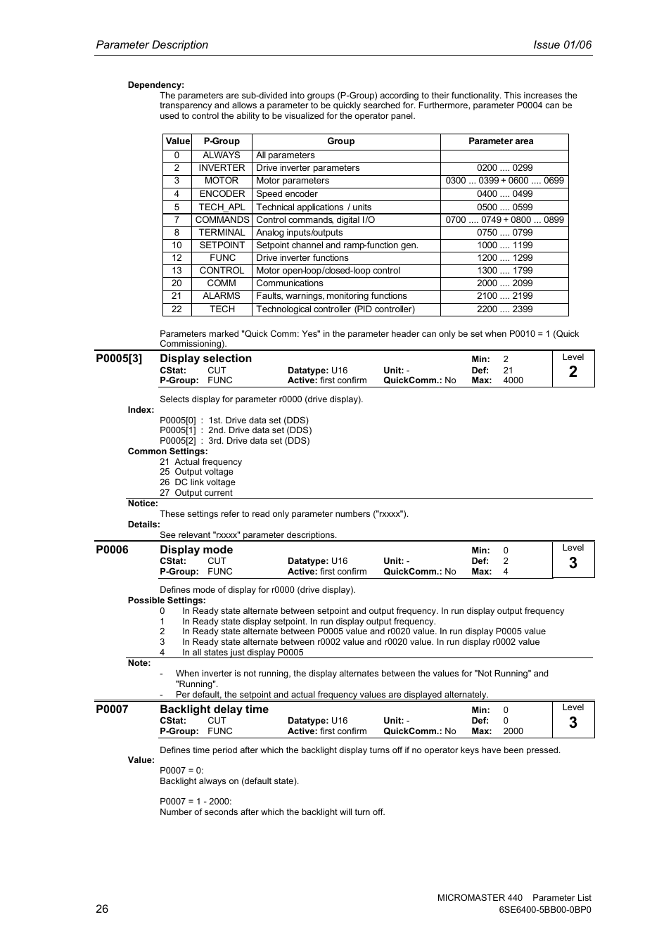 Siemens 440 User Manual | Page 26 / 328