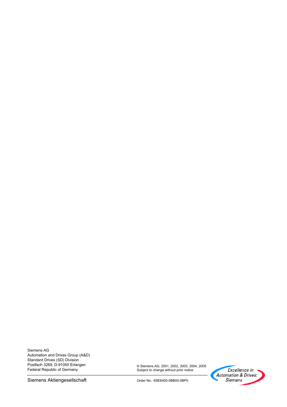 Siemens aktiengesellschaft | Siemens 440 User Manual | Page 328 / 328