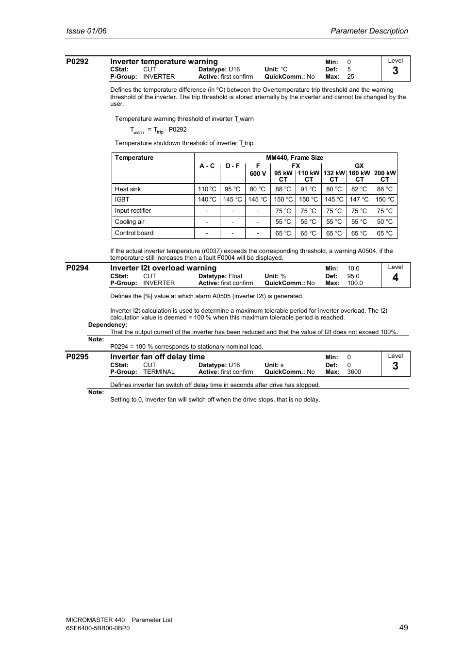 Siemens 440 User Manual | Page 49 / 328