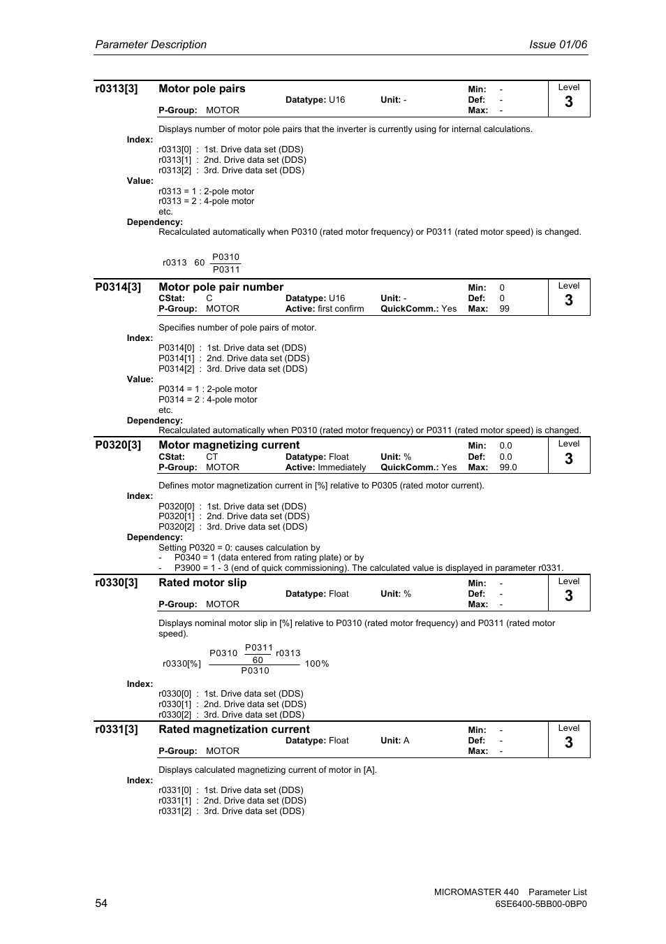 Siemens 440 User Manual | Page 54 / 328
