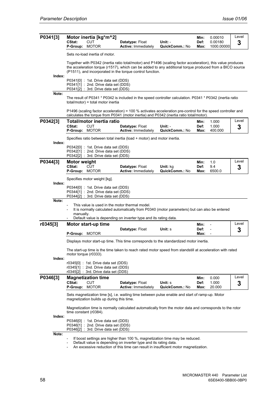 Siemens 440 User Manual | Page 58 / 328