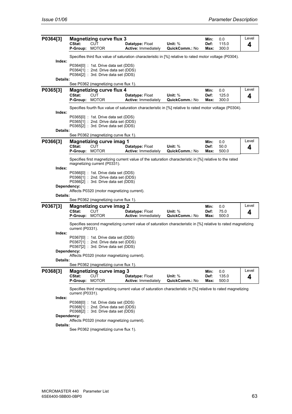 Siemens 440 User Manual | Page 63 / 328
