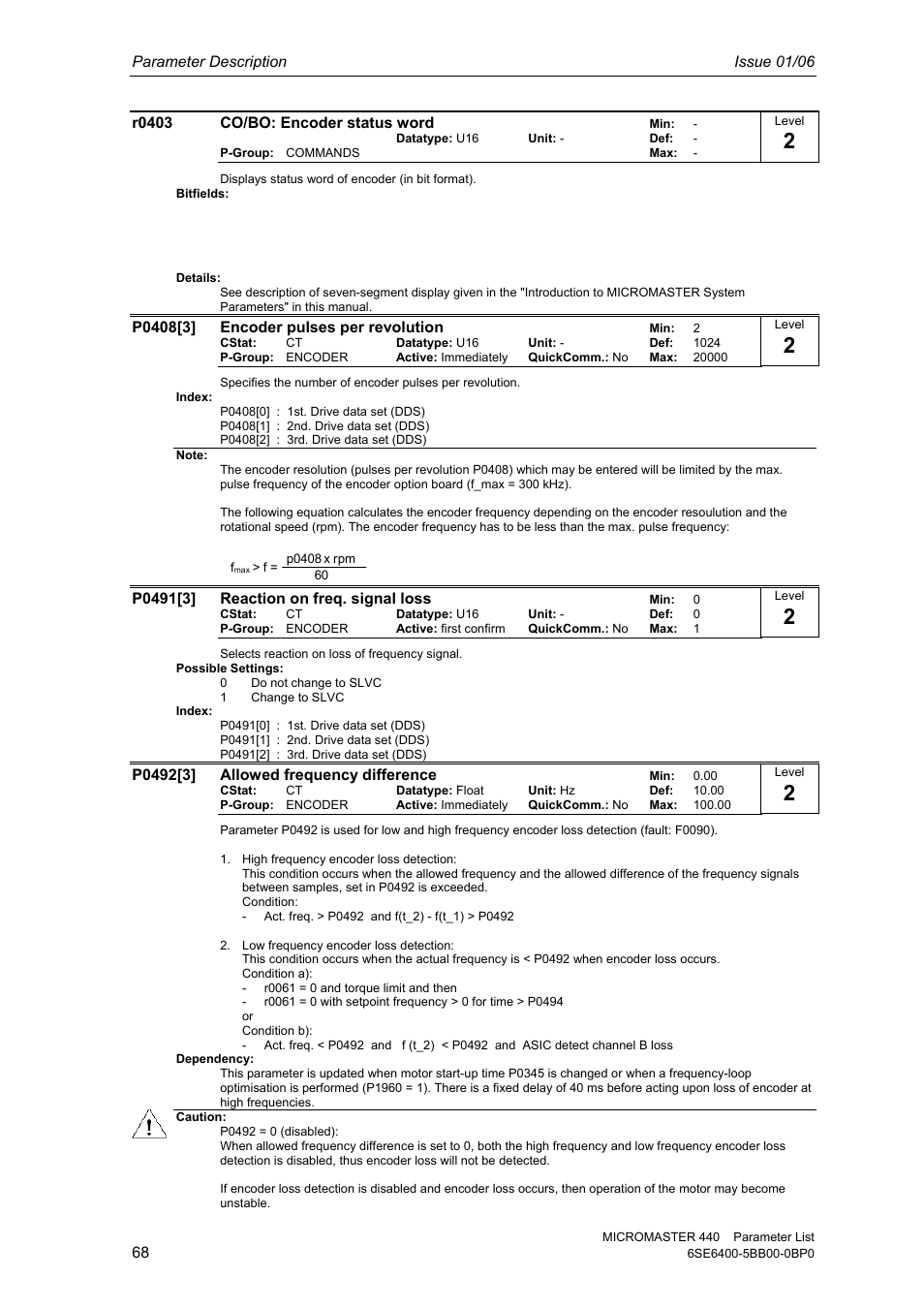 Siemens 440 User Manual | Page 68 / 328