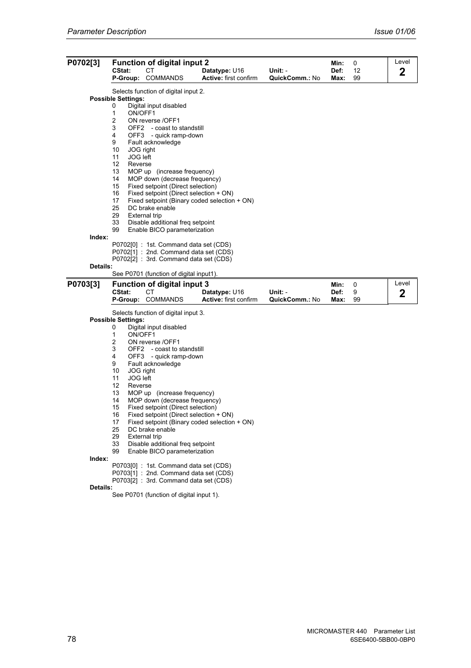 Siemens 440 User Manual | Page 78 / 328