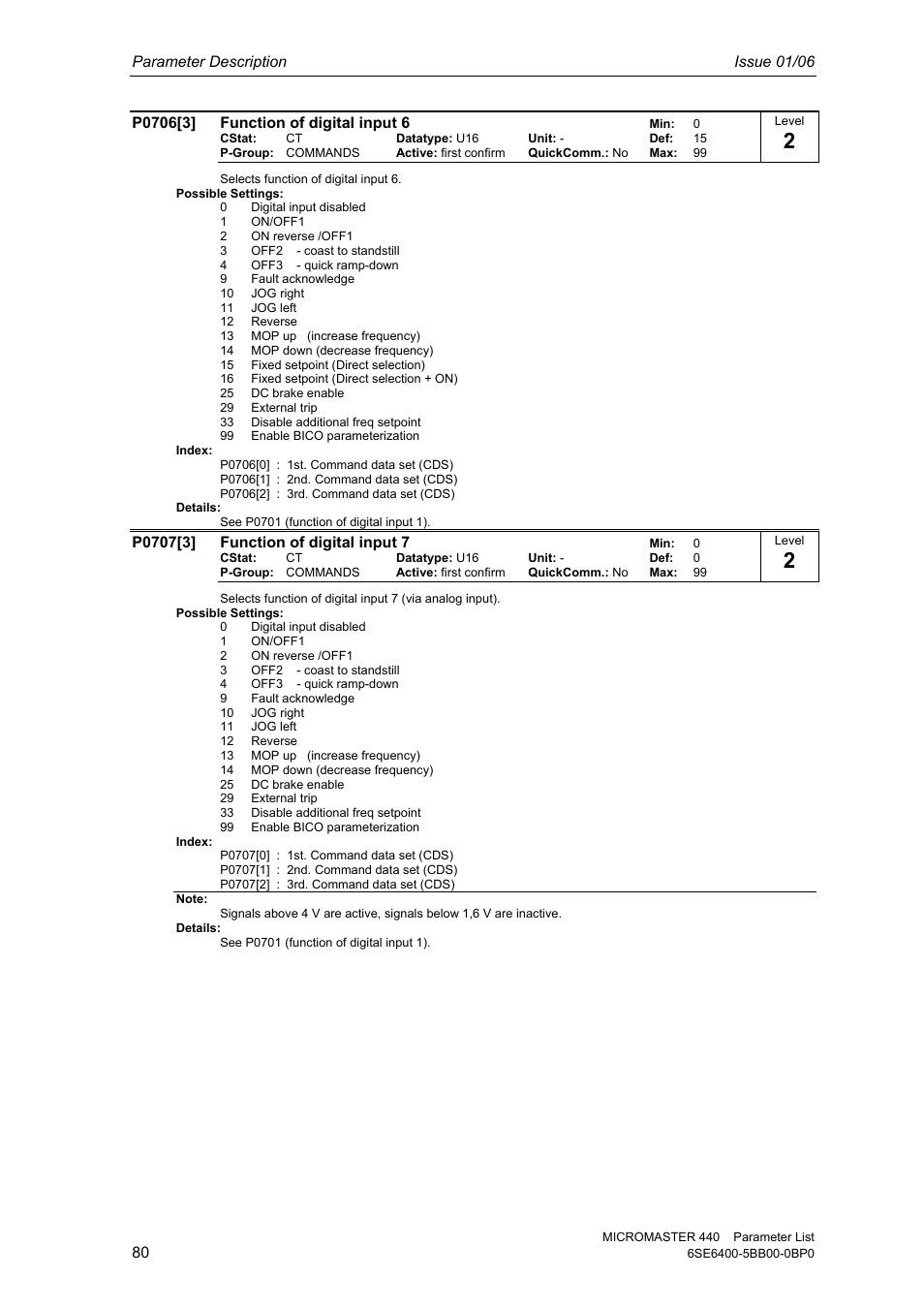 Siemens 440 User Manual | Page 80 / 328