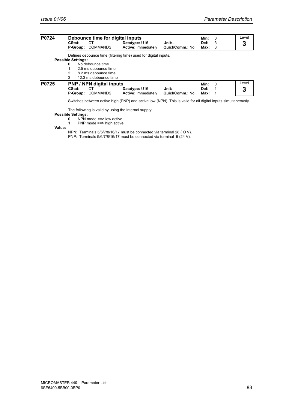 Siemens 440 User Manual | Page 83 / 328