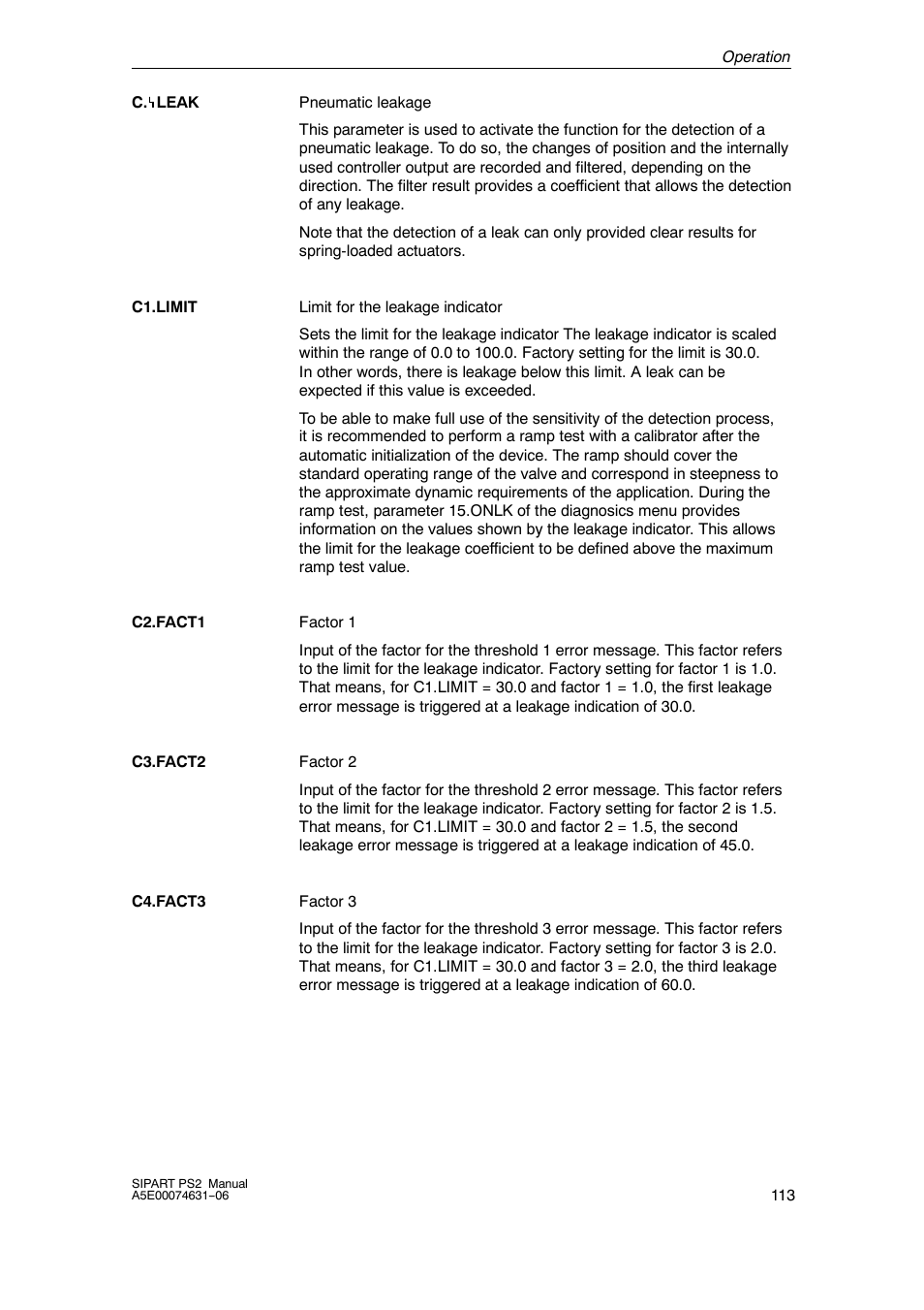 Siemens SIPART PS2 6DR52xx User Manual | Page 113 / 160