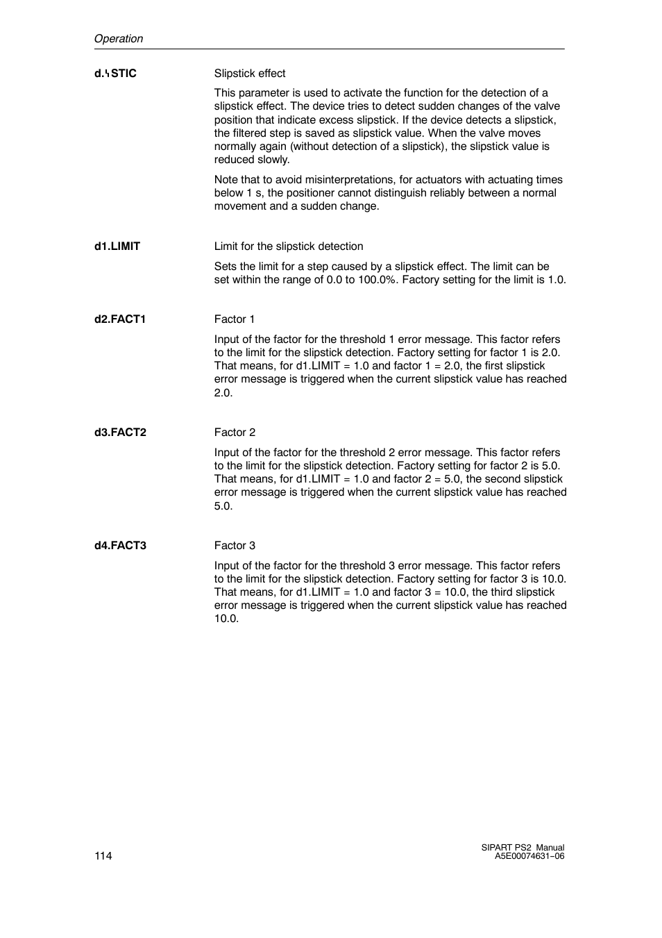 Siemens SIPART PS2 6DR52xx User Manual | Page 114 / 160