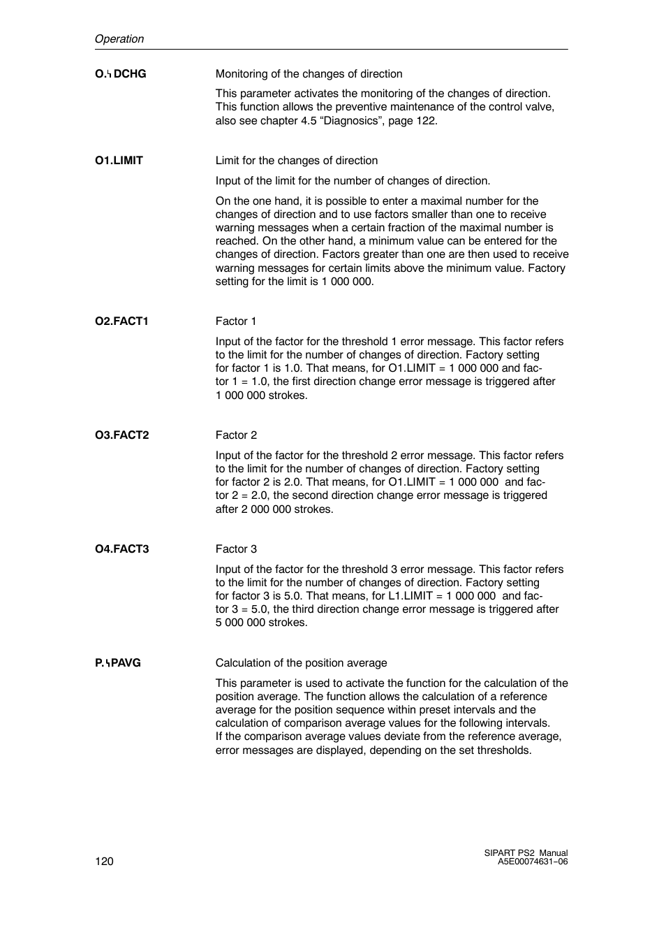 Siemens SIPART PS2 6DR52xx User Manual | Page 120 / 160