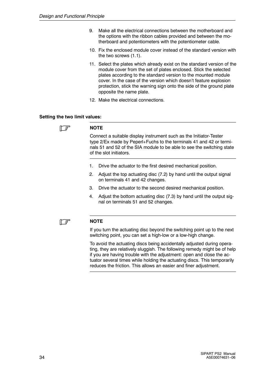 Siemens SIPART PS2 6DR52xx User Manual | Page 34 / 160