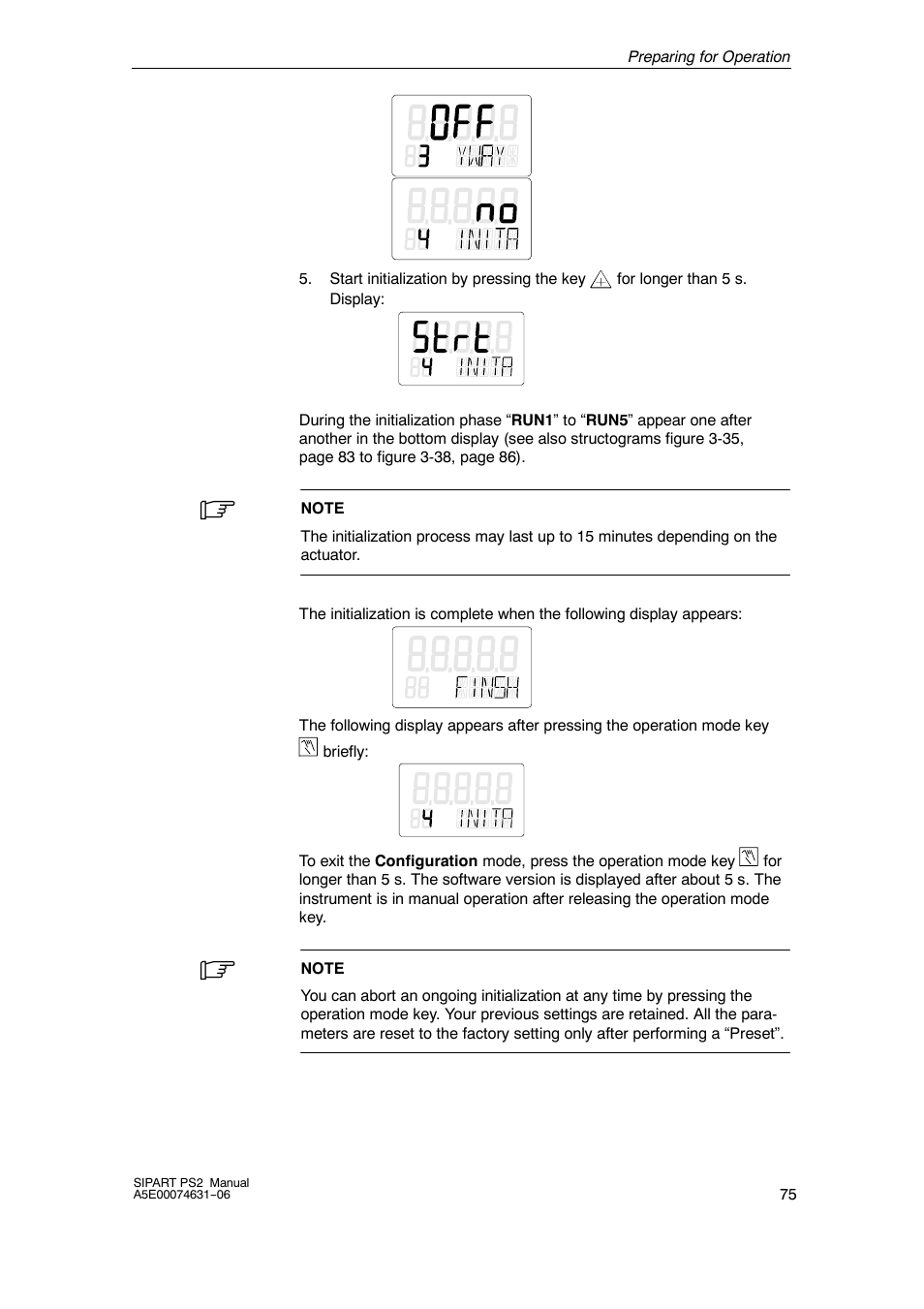 Siemens SIPART PS2 6DR52xx User Manual | Page 75 / 160