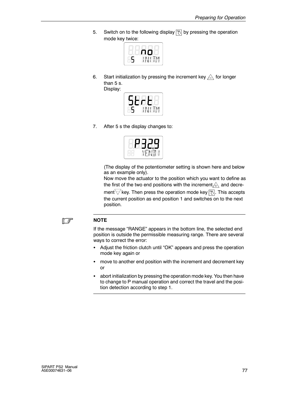 Siemens SIPART PS2 6DR52xx User Manual | Page 77 / 160