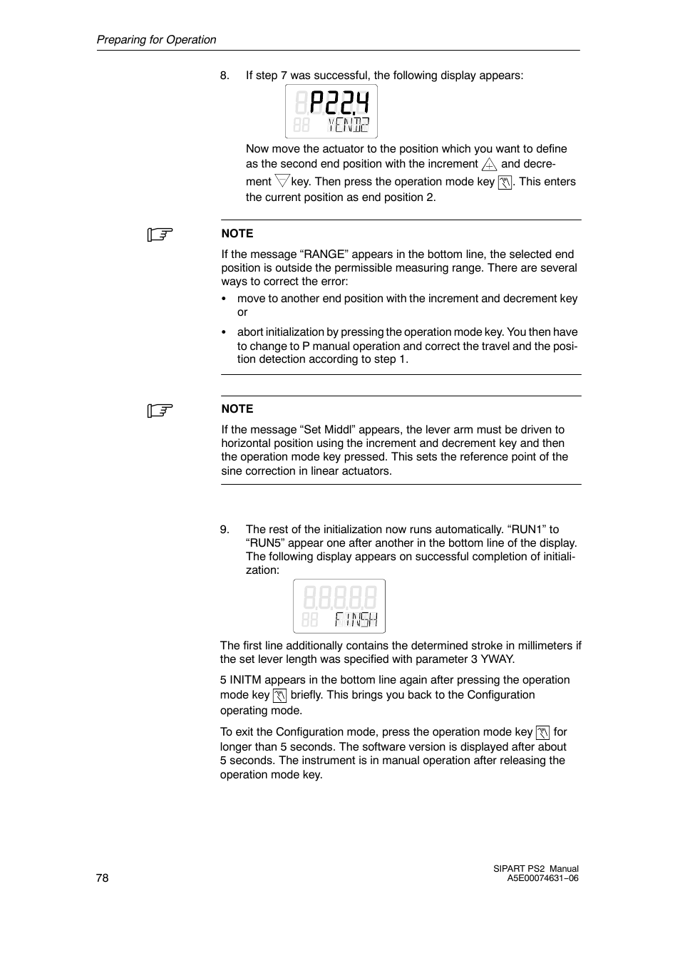 Siemens SIPART PS2 6DR52xx User Manual | Page 78 / 160