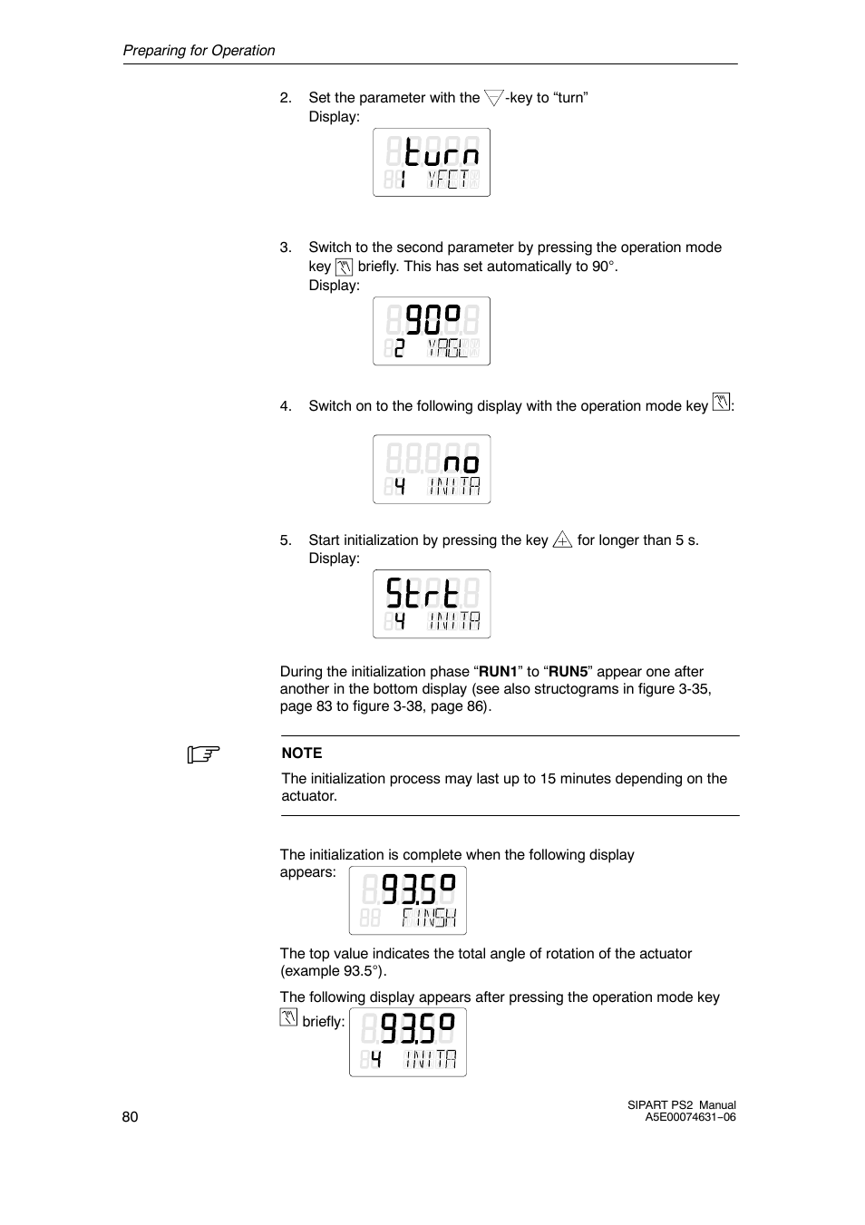 Siemens SIPART PS2 6DR52xx User Manual | Page 80 / 160