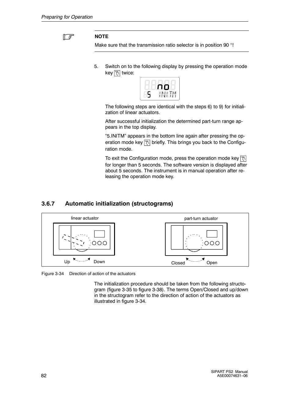 7 automatic initialization (structograms) | Siemens SIPART PS2 6DR52xx User Manual | Page 82 / 160