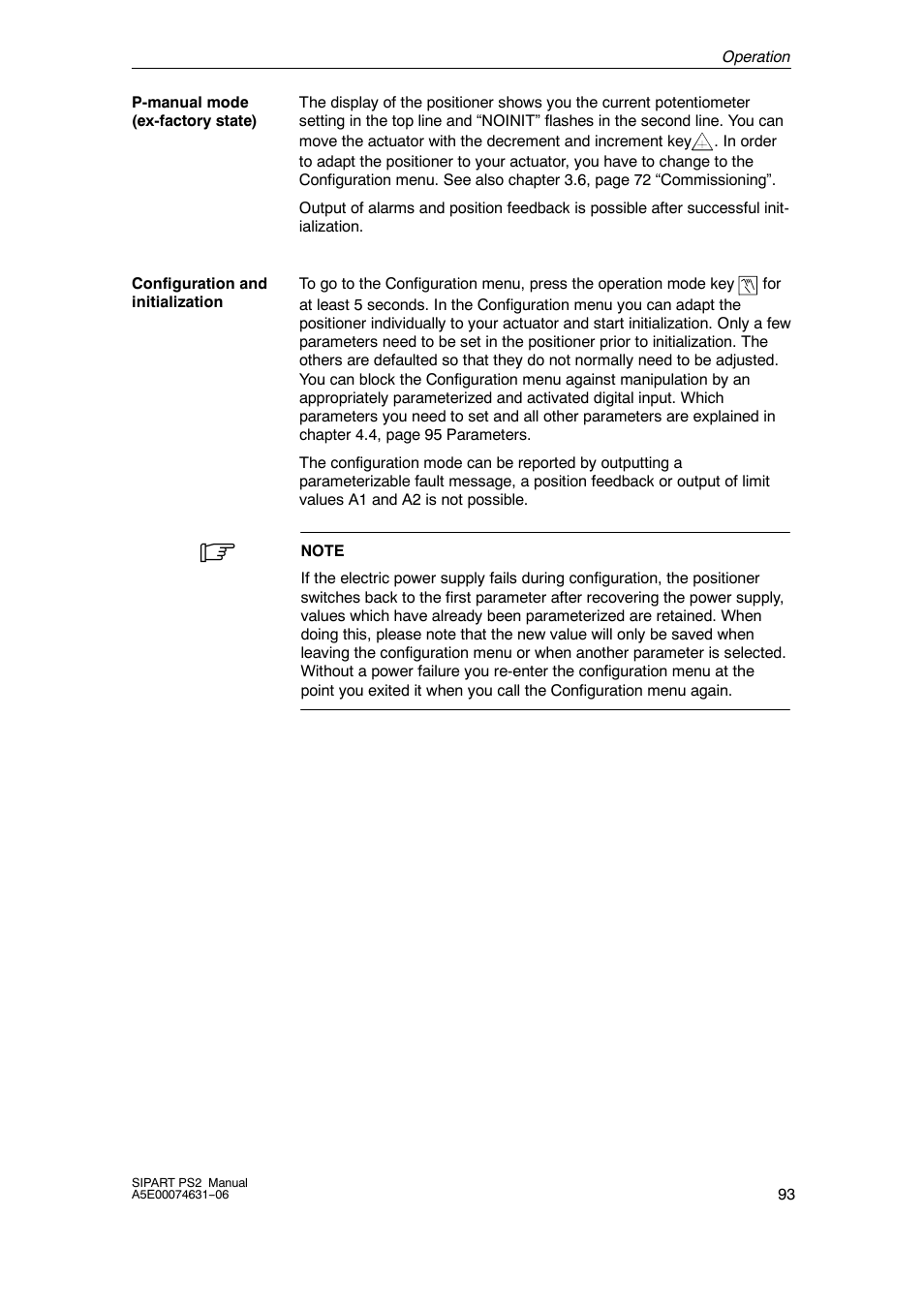 Siemens SIPART PS2 6DR52xx User Manual | Page 93 / 160