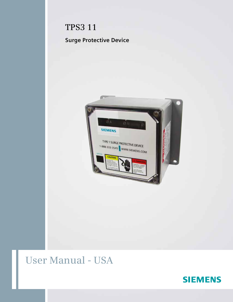 Siemens TPS3 11 User Manual | 12 pages