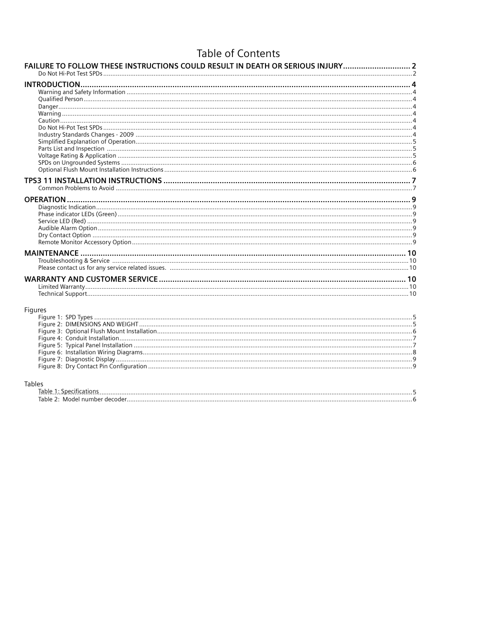 Siemens TPS3 11 User Manual | Page 3 / 12