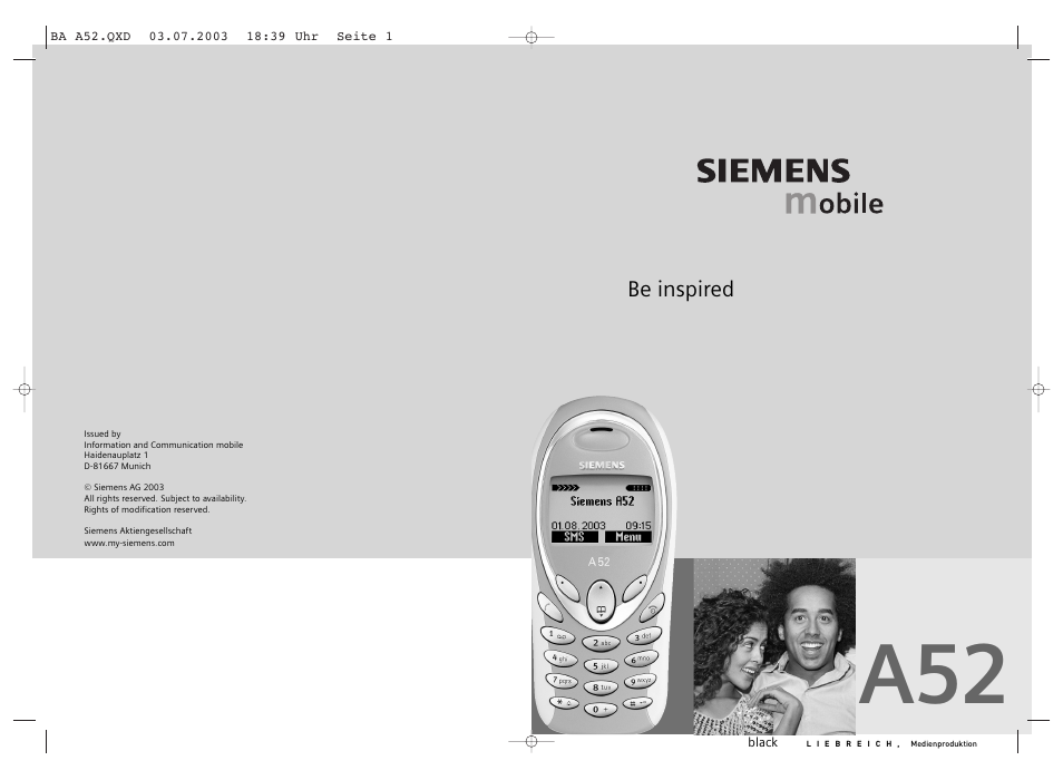 Siemens A52 User Manual | 81 pages