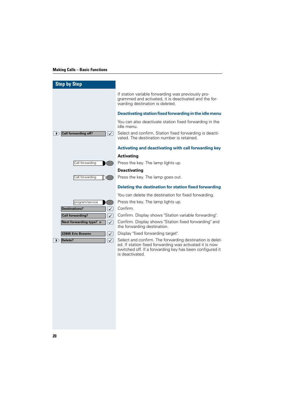 Siemens OptiPoint 410 User Manual | Page 20 / 108