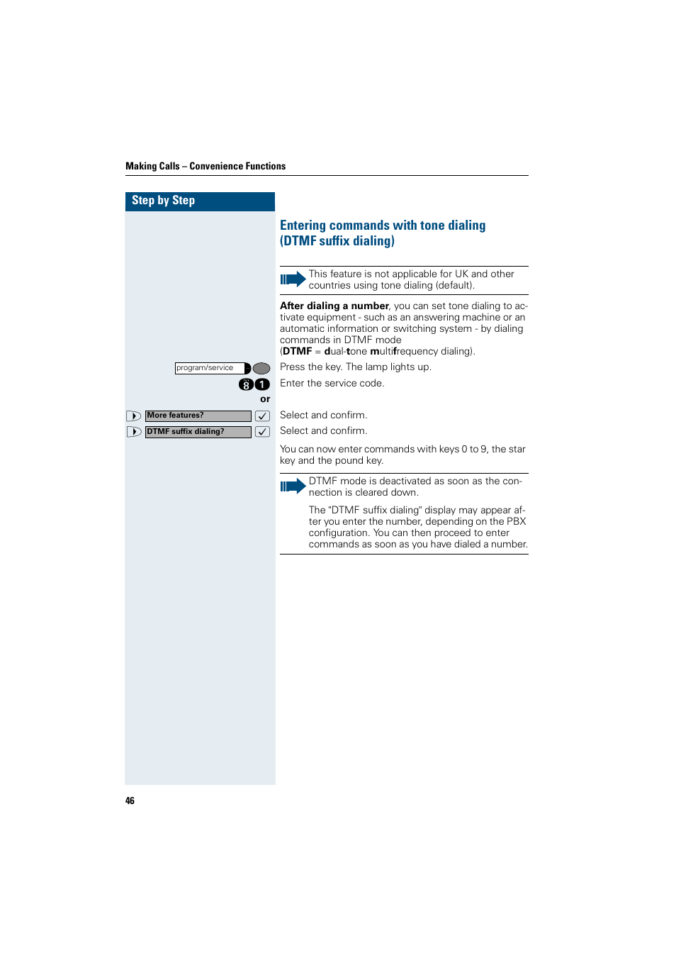 Siemens OptiPoint 410 User Manual | Page 46 / 108