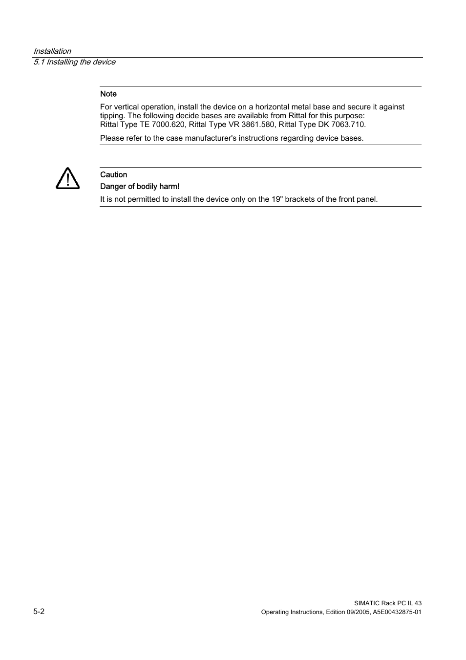 Siemens SIMATIC INDUSTRIAL PC PCIL43 User Manual | Page 28 / 112