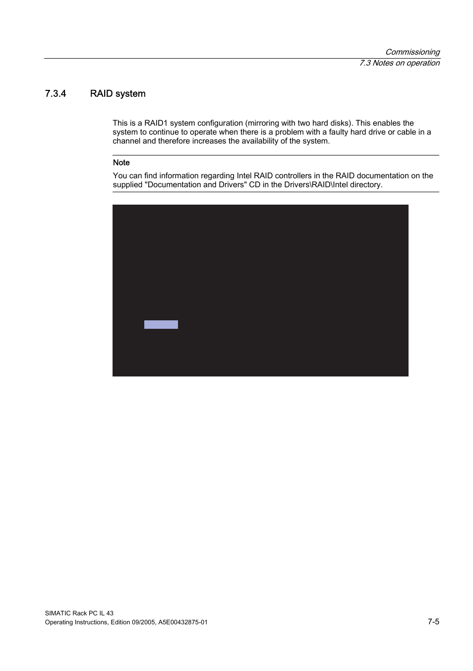 4 raid system | Siemens SIMATIC INDUSTRIAL PC PCIL43 User Manual | Page 37 / 112