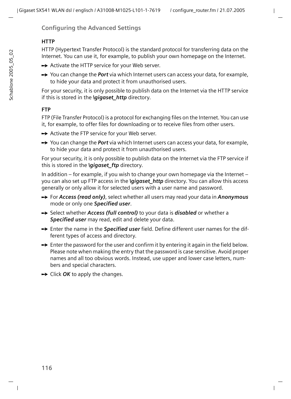 Siemens Gigaset SX541 WLAN dsl User Manual | Page 118 / 187