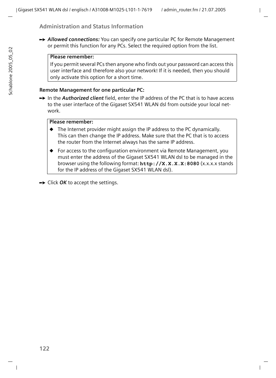 Siemens Gigaset SX541 WLAN dsl User Manual | Page 124 / 187