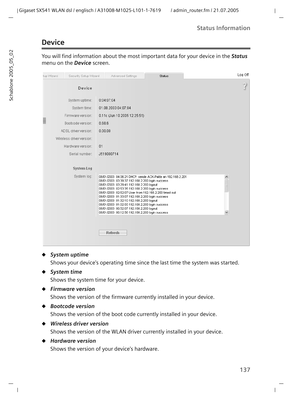 Device | Siemens Gigaset SX541 WLAN dsl User Manual | Page 139 / 187