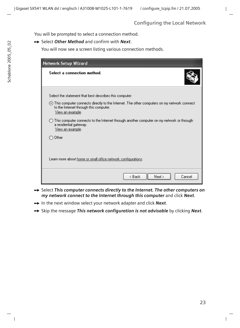 Siemens Gigaset SX541 WLAN dsl User Manual | Page 25 / 187